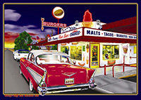 Burger joint image